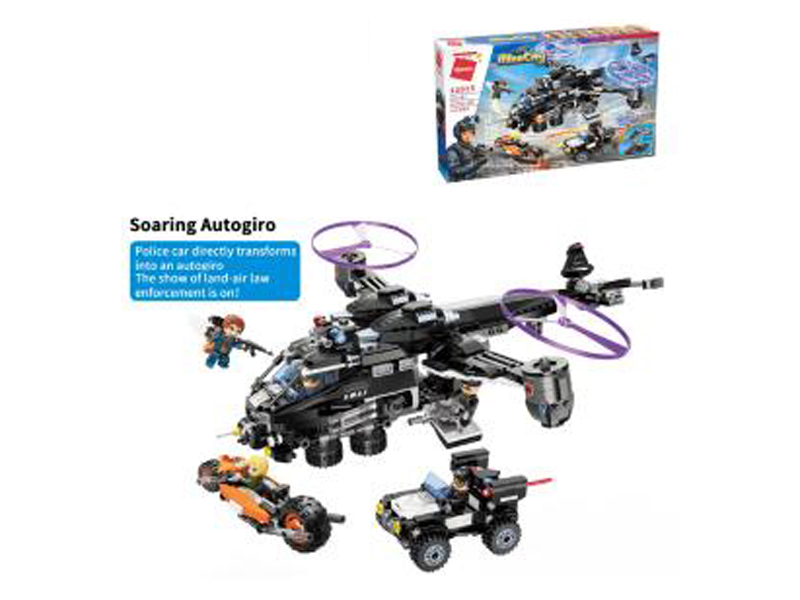 903Pcs My City - Police Building Blocks With People