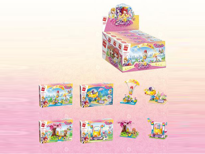 421Pcs Sherry Building Blocks With People (4 Boxes)