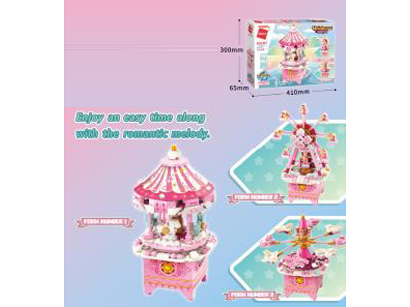 418Pcs 3 In 1 Reaction Disassembly Building Blocks