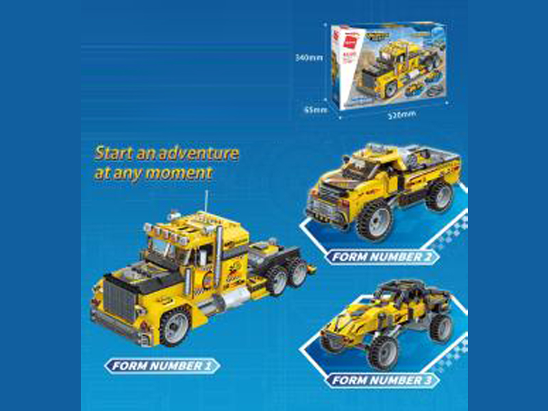 622Pcs 3 In 1 Reaction Disassembly Building Blocks