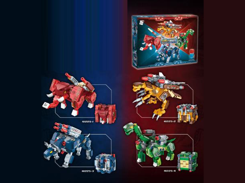 615Pcs Ultra Integrated Transformer - Direct Composite Building Blocks (4 Boxes)