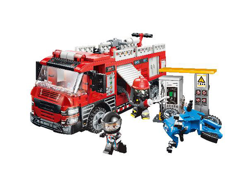 275Pcs My City - Firefighting Building Blocks With People