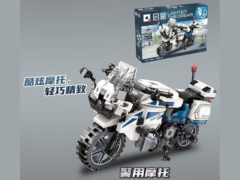 395Pcs My City - Police Building Blocks With People