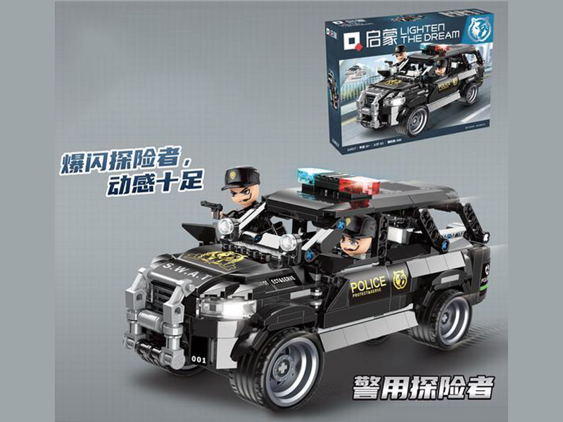 686Pcs My City - Police Building Blocks With People