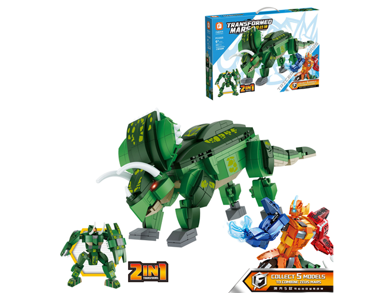 Triangle Dragon God Of War Building Block 365Pcs