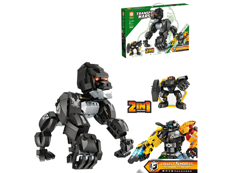 Gorilla God Of War Building Block 377Pcs