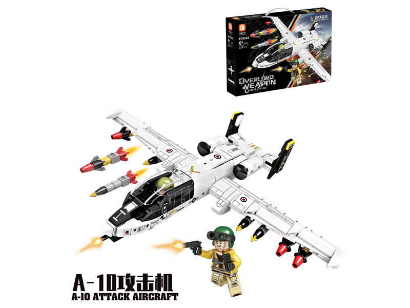 A-10 Attack Aircraft Building Block 323Pcs