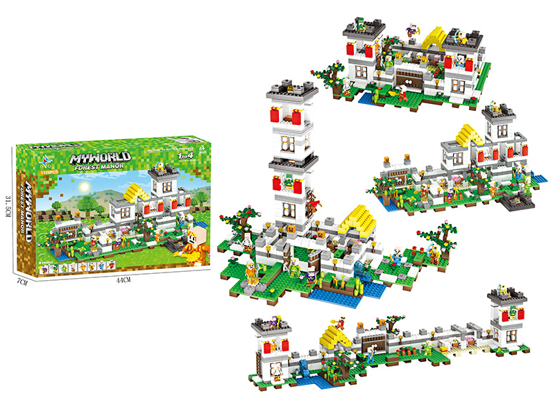 My World Forest Manor Building Blocks 1128pcs