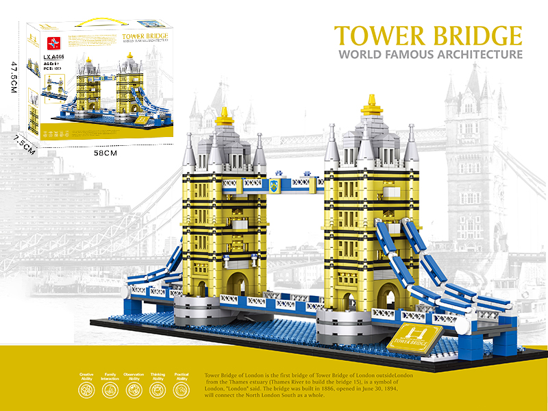 Tower Bridge Building Blocks 1550pcs