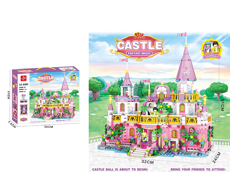 Castle Building Blocks (Including 3 Doll)907PCS