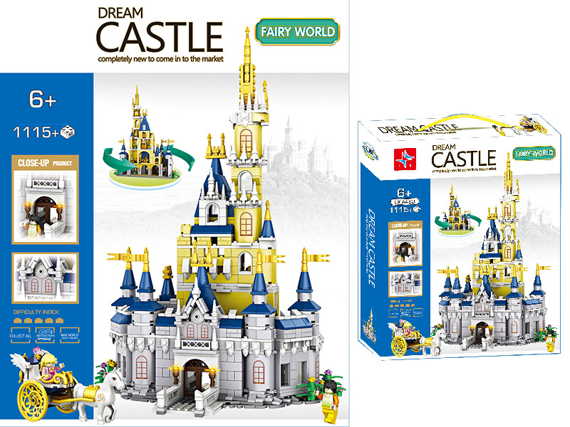 Dream Castle Building Blocks (Including 2 Doll)1115pcs