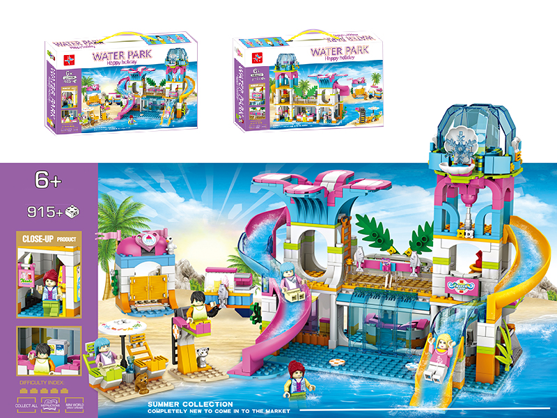 Water Park Building Blocks 915pcs