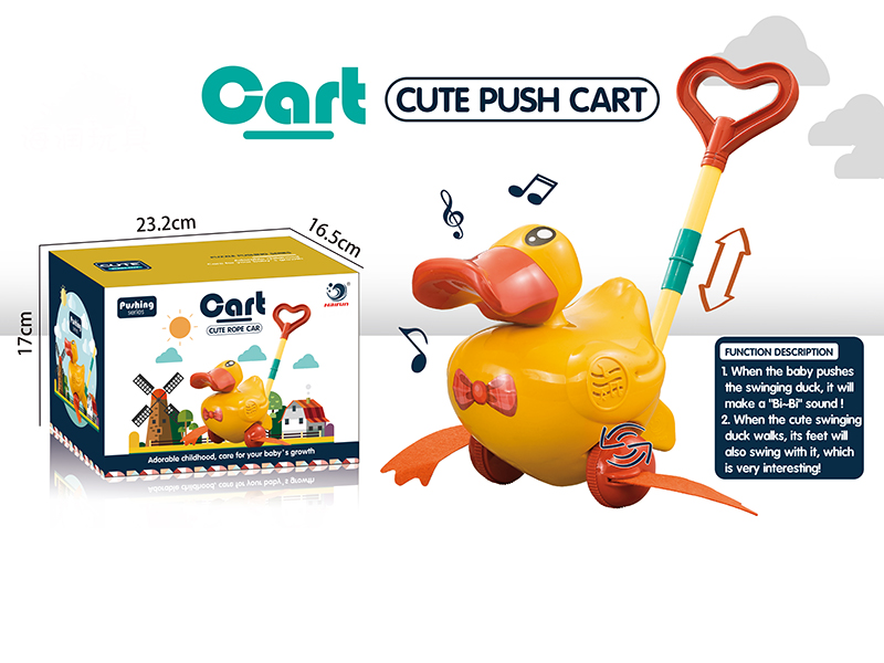Hand Push Swinging Duck Toy