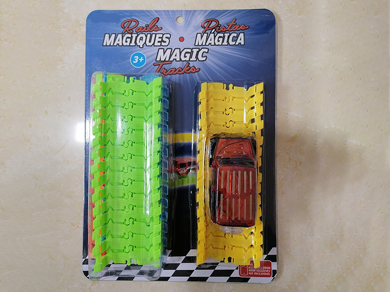 B/O Dinosaur Rail Car (Without Glow-In-The-Dark, 56PCS)