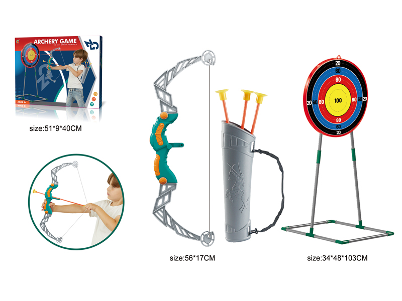 Bow And Arrow+Target Frame Set