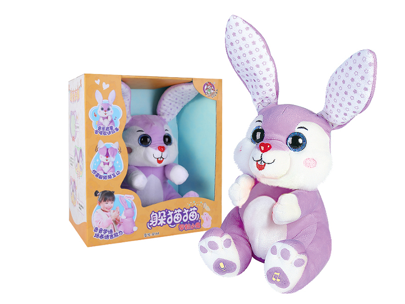 Peekaboo Early Education Electric Plush Rabbit