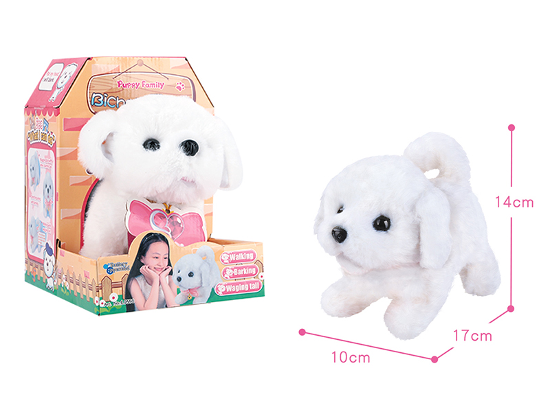 Puppies Love House - Electric Plush Bichon Frise