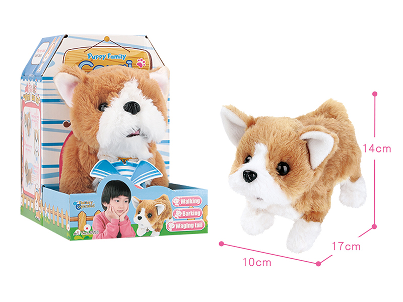 Electric Plush Dog - Corgi