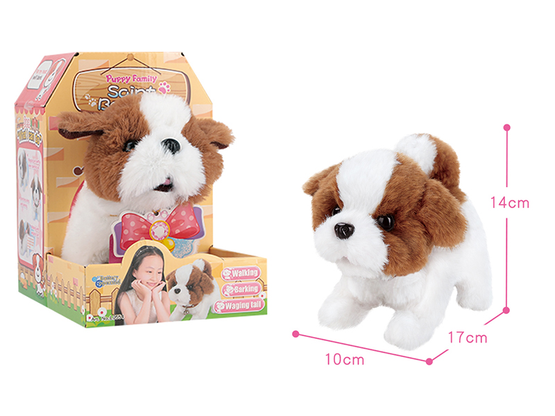 Electric Plush Dog - Saint Bernard