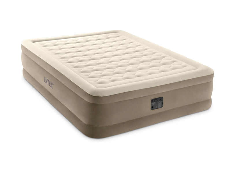 99Cm Inflatable Double Line Air Bed (Wave Shaped Built-In Electric Pump)