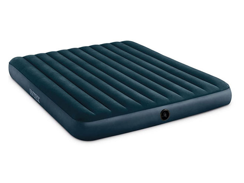183Cm Extra Large Inflatable Green Double Line Air Bed