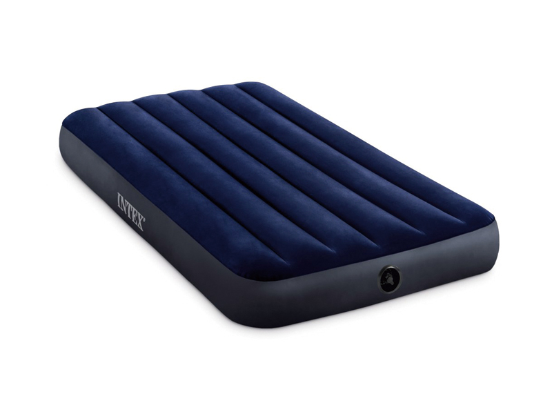 76Cm Inflatable Dark Blue Single Line Air Bed