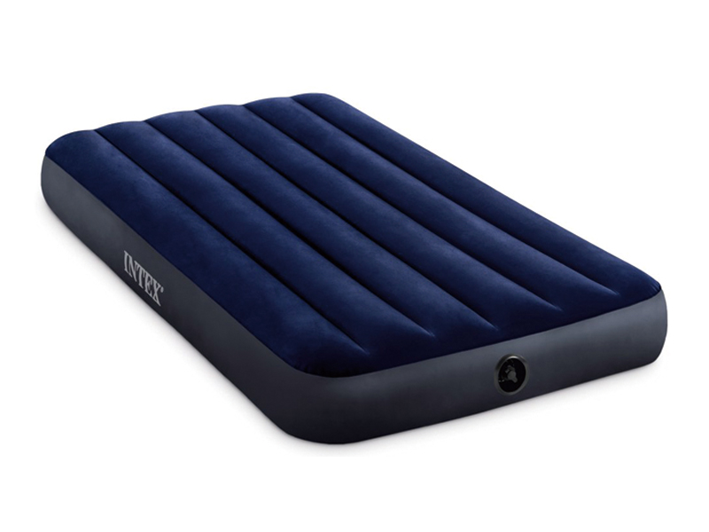 99Cm Inflatable Dark Blue Single Line Air Bed