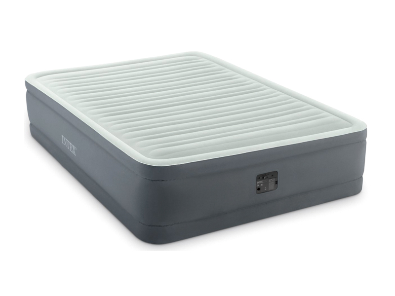99Cm Inflatable Luxury Light Blue Striped Single Line Pull Air Bed