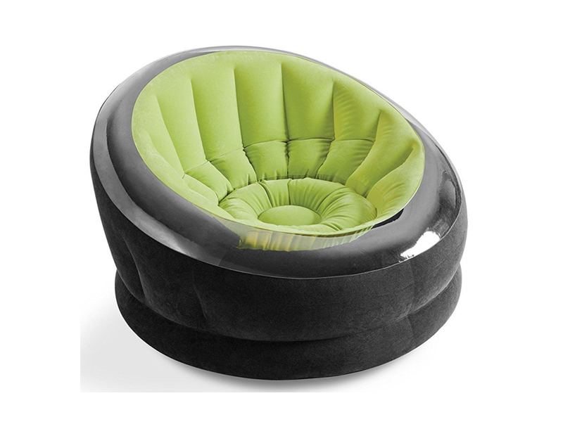 Inflatable Green Circular Single Person Sofa