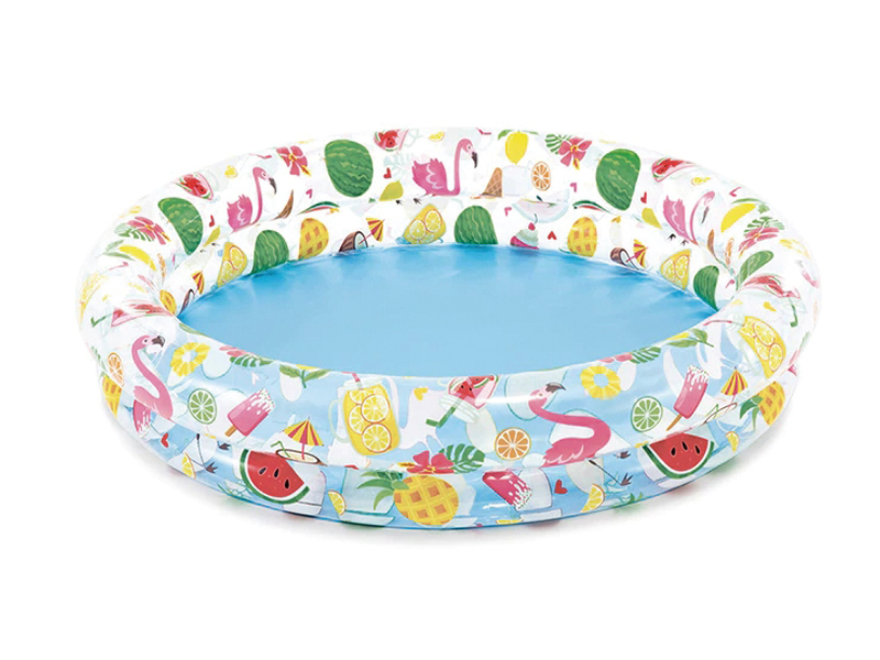 Inflatable Hawaii Double Ring Swimming Pool