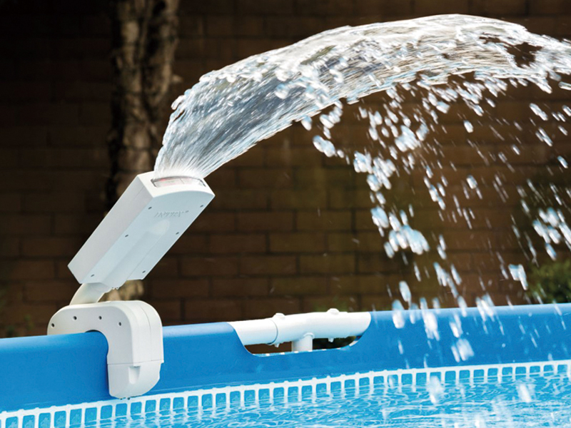 Colorful Led Waterfall Sprinkler For Water Pool