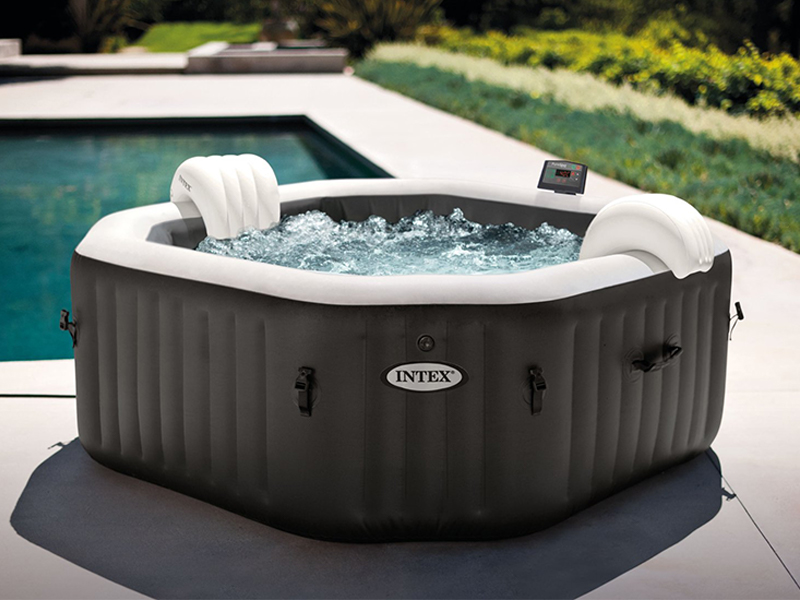 Inflated Heated Bubble Pool