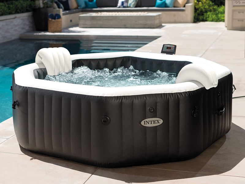 Inflated Heated Bubble Pool