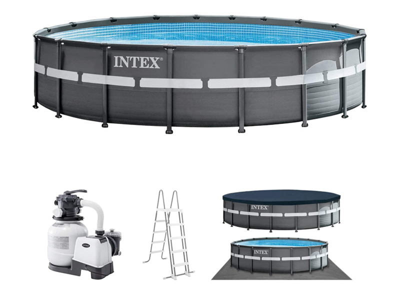 Circular Pipe Rack Swimming Pool Set