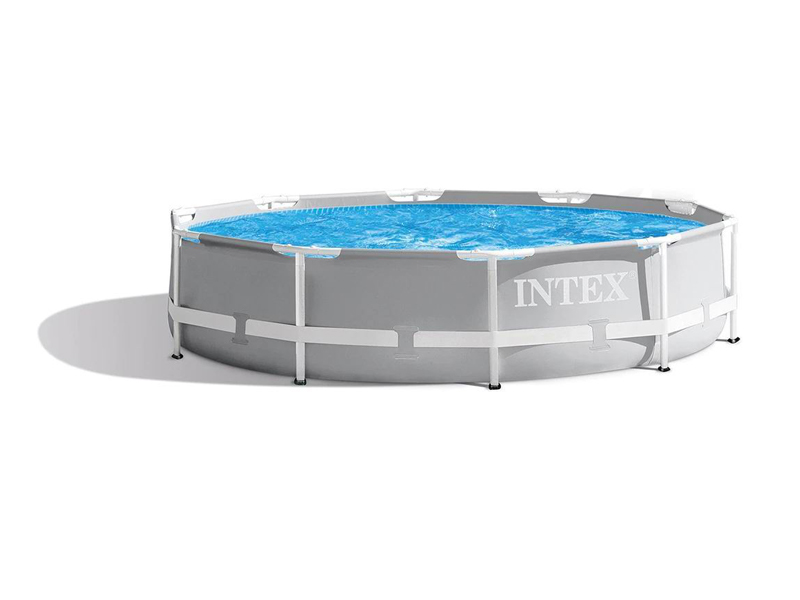 Grey Circular Pipe Rack Swimming Pool