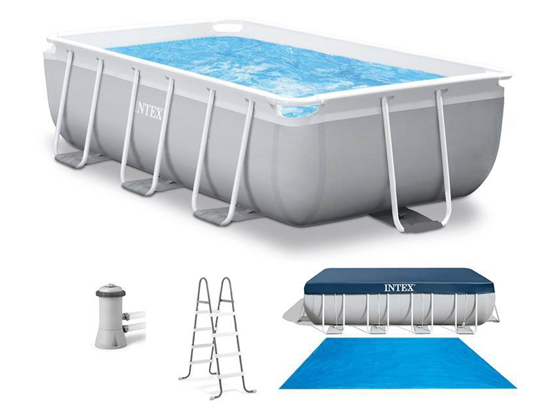 Rectangular Pipe Rack Swimming Pool Set