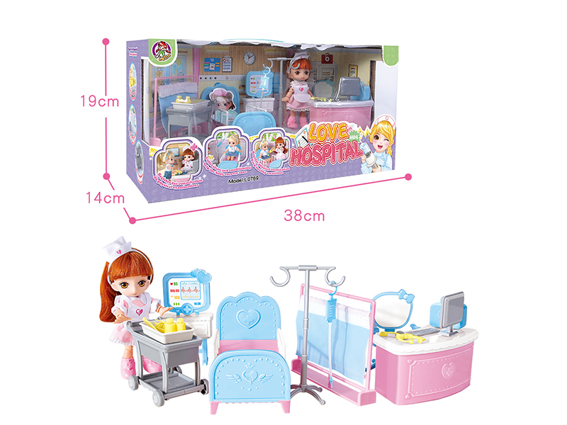 Mini Love Hospital Doll set