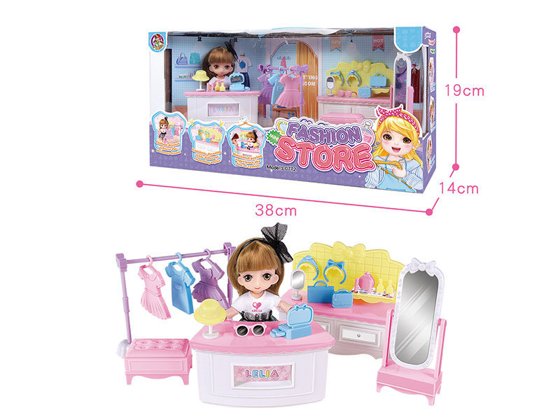 Mini Fashion Store Doll set