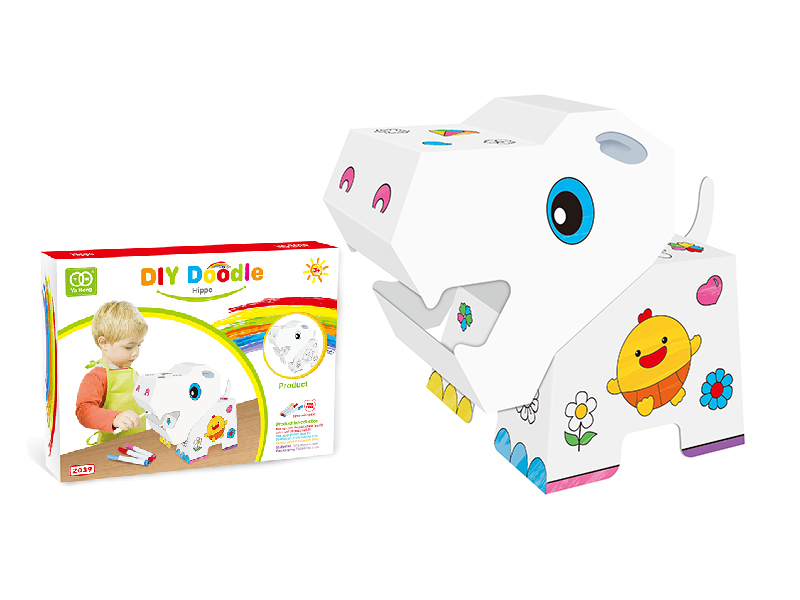 Creative Doodle Hippo