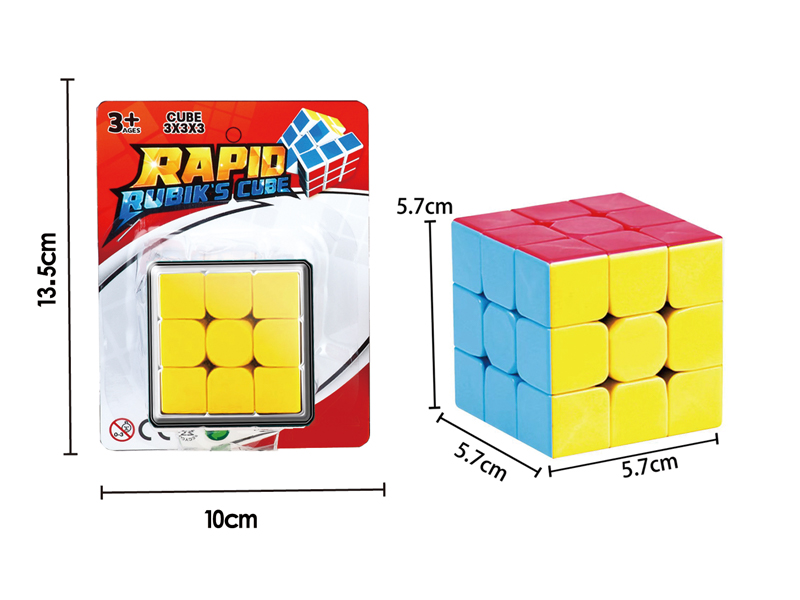 3Rd Order Solid Colored Rubik'S Cube