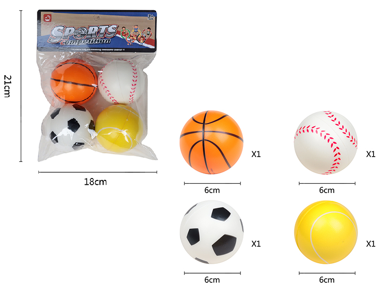4pcs PU Balls