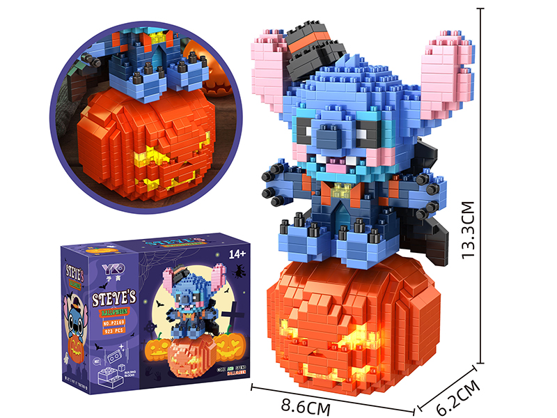 Stitch Pumpkin Lamp Building Blocks(925PCS)