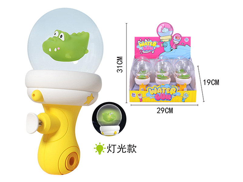 6PCS Crocodile Drifting Bottle Water Gun With Light