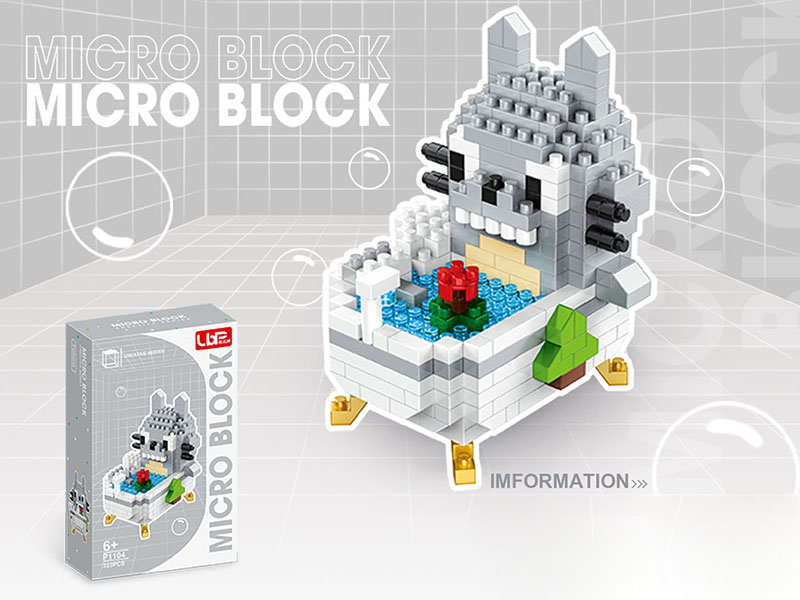 Bathtub Series Totoro Micro Building Blocks(323pcs)
