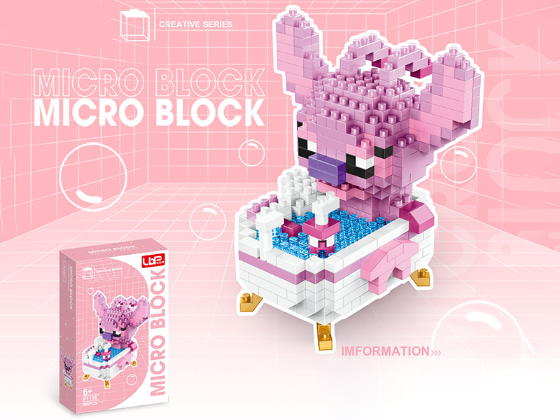 Bathtub Series Angel Micro Building Blocks(386pcs)