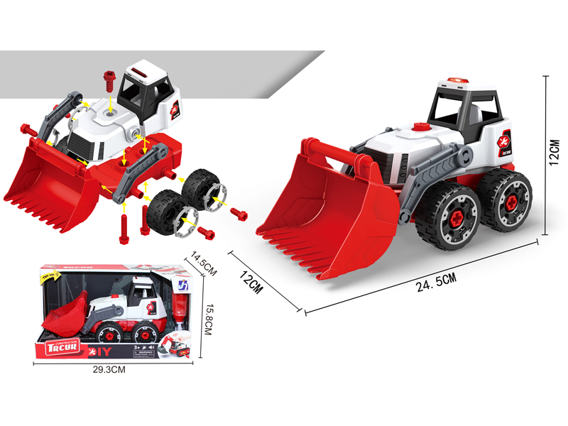 Diy Disassembly Wheel Bulldozer