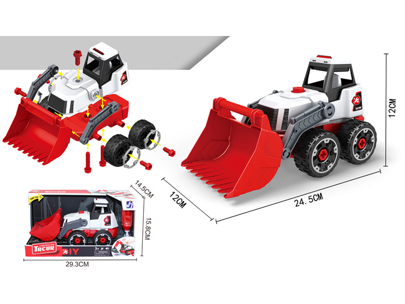 Diy Disassembly Wheel Bulldozer