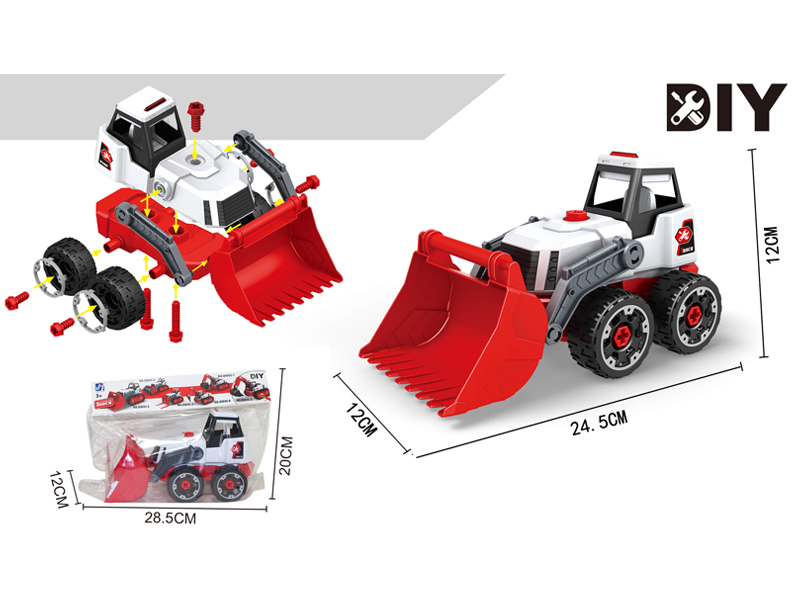 Diy Disassembly Wheel Bulldozer