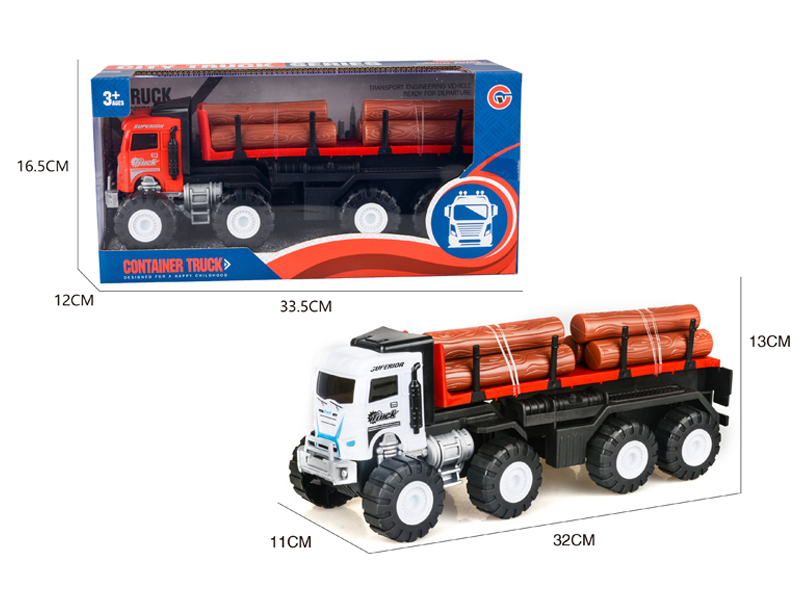 Friction Vehicle With Wooden Strips