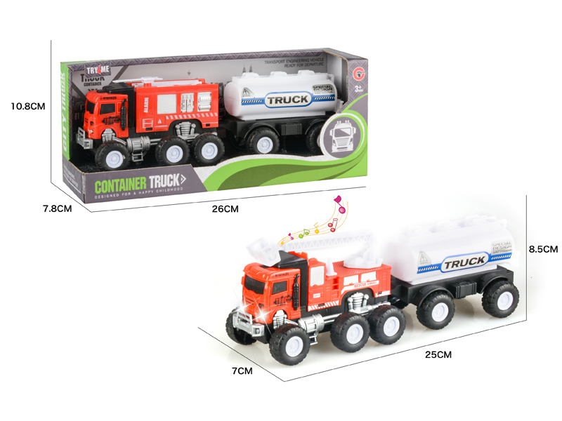 Friction Fire Engine With Light And Music